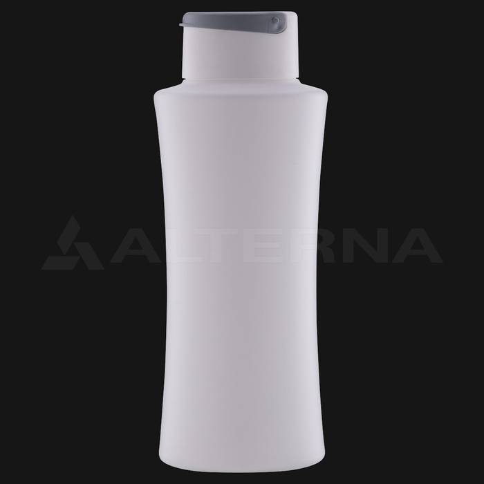 400 ml Plastic Shampoo Bottle with 52 mm Flip-top Cap