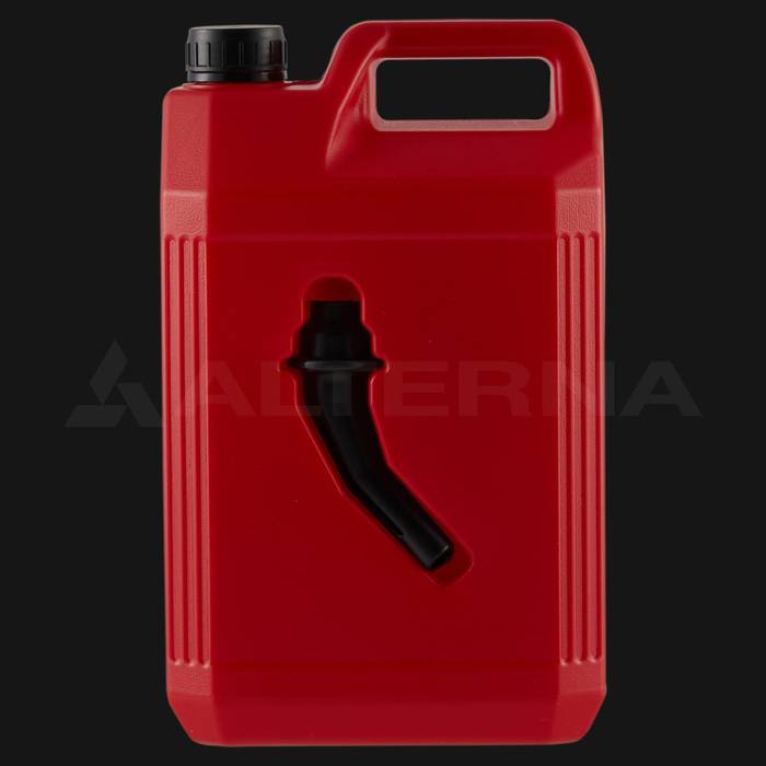 5 Litre Plastic Adblue Jerry Can with Spout & 38 mm Tamper-evident Cap