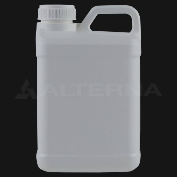 5 Litre Plastic Jerry Can with 63 mm Aluminum Seal Cap