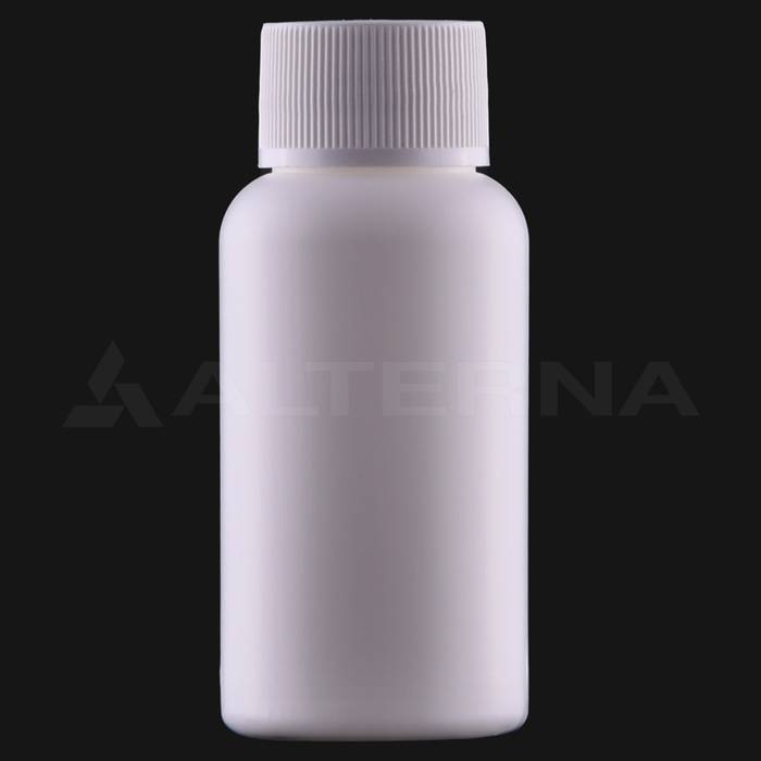 50 ml HDPE Bottle with 24 mm Foam Seal Cap