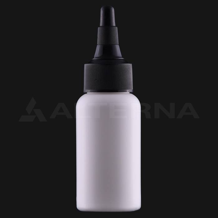 50 ml HDPE Bottle with 24 mm Twist-top Cap