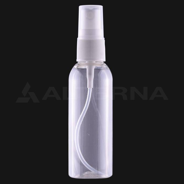 50 ml PET Fine Mist Spray Bottle with 18 mm Atomiser