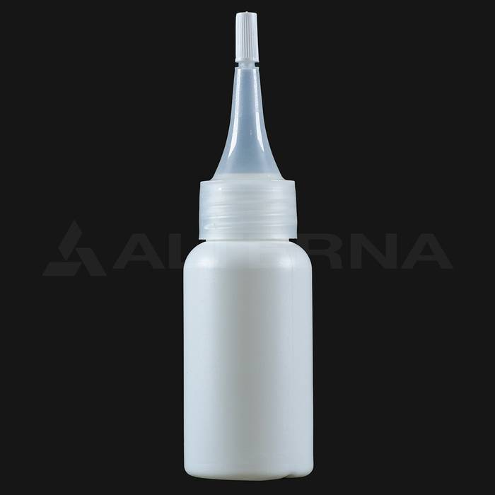50 ml HDPE Plastic Bottle with 24 mm Spout Cap