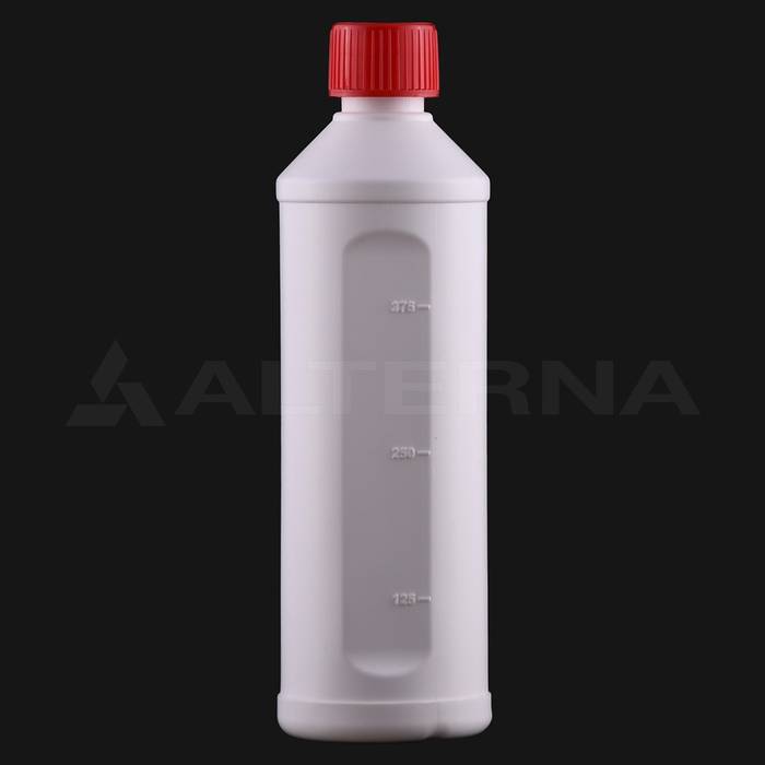 500 ml HDPE Bottle with 28 mm Child-resistant Cap