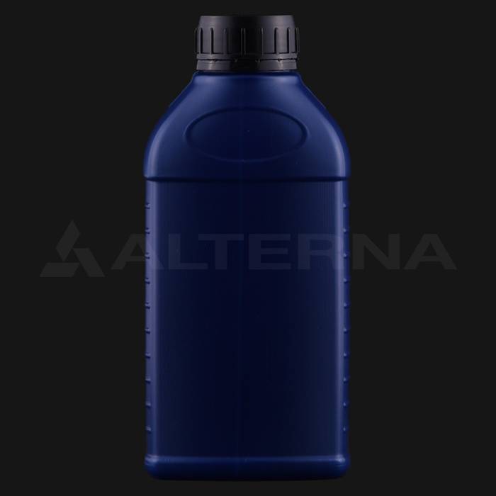 500 ml HDPE Rectangular Bottle with 38 mm Tamper-evident Cap