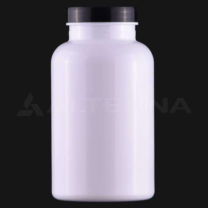 500 ml PET Plastic Pill Bottle with 53 mm Aluminum Seal Cap