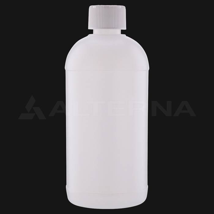 500 ml Plastic Bottle with 28 mm Child-resistant Cap