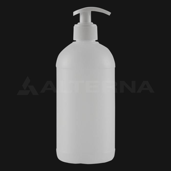 500 ml Plastic Bottle with 28 mm Pump Dispenser