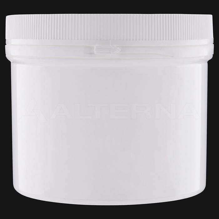 500 ml Plastic Jar with 105 mm Snap-on Tamper-evident Lid