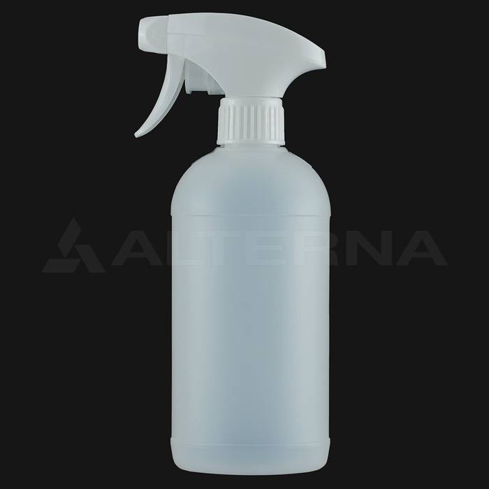 500 ml HDPE Spray Bottle with 28 mm Trigger