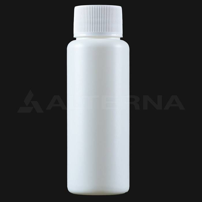 60 ml HDPE Plastic Bottle with 24 mm Foam Seal Cap
