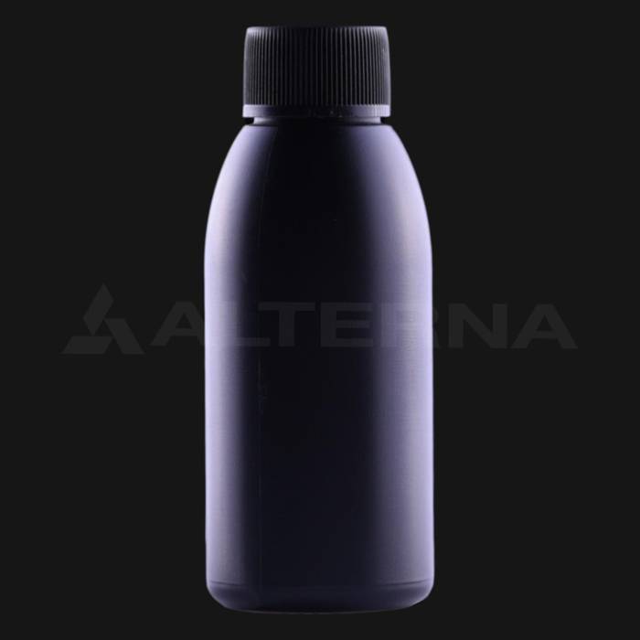 100 ml HDPE Plastic Bottle with 24 mm Foam Seal Cap