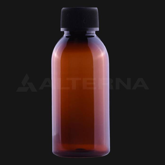 100 ml PET Plastic Bottle with 24 mm Foam Seal Cap