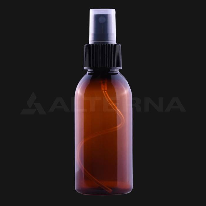 100 ml PET Plastic Bottle with 24 mm Atomiser Sprayer