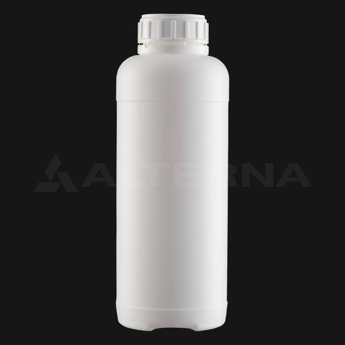 1 Liter HDPE-Flasche mit 50 mm PE-Schaumdichtung Verschluss