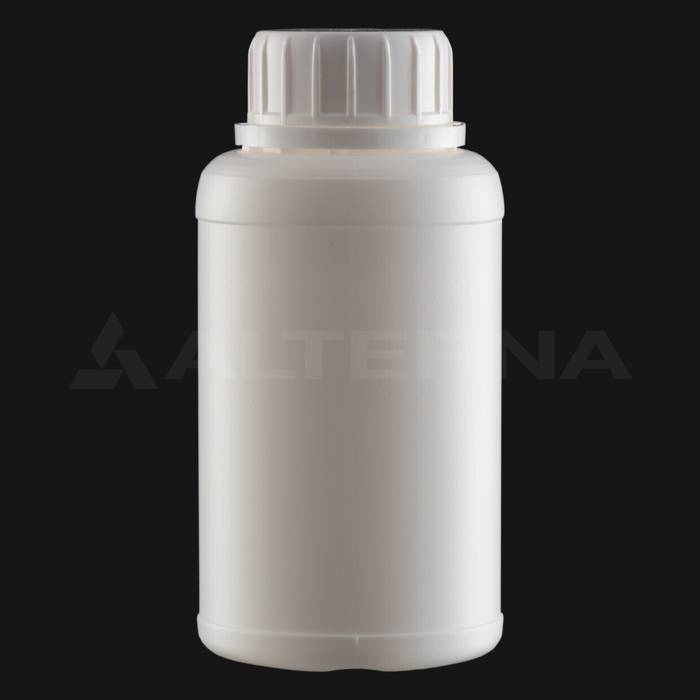 250 ml HDPE Bottle with 38 mm Foam Seal Vented Secure Cap