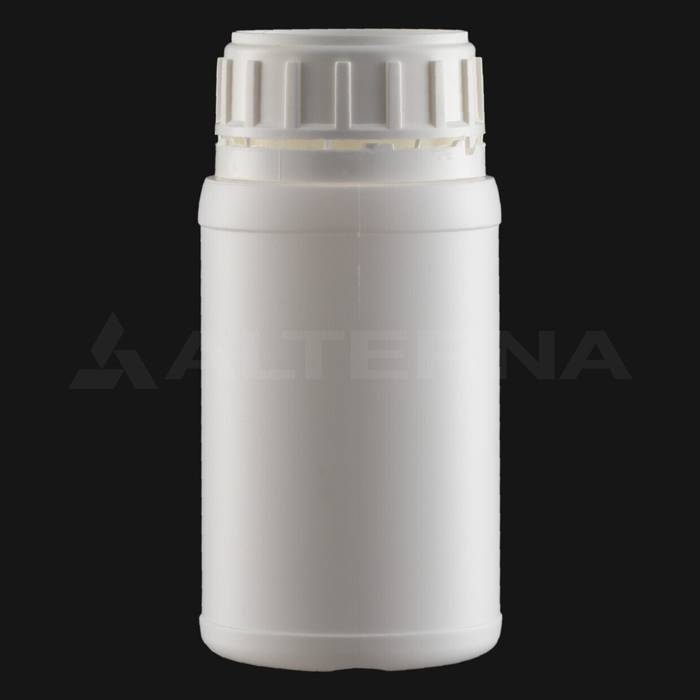 250 ml HDPE Bottle with 50 mm Capsule Vented Secure Cap