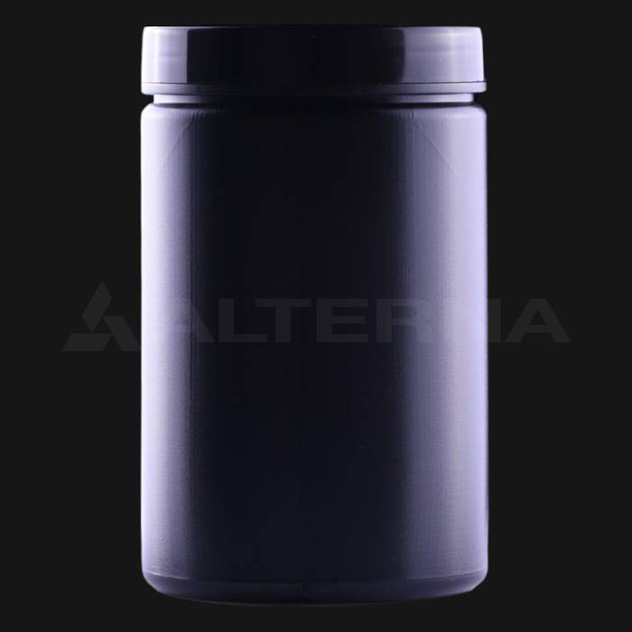 400 ml HDPE Jar with Black Cap