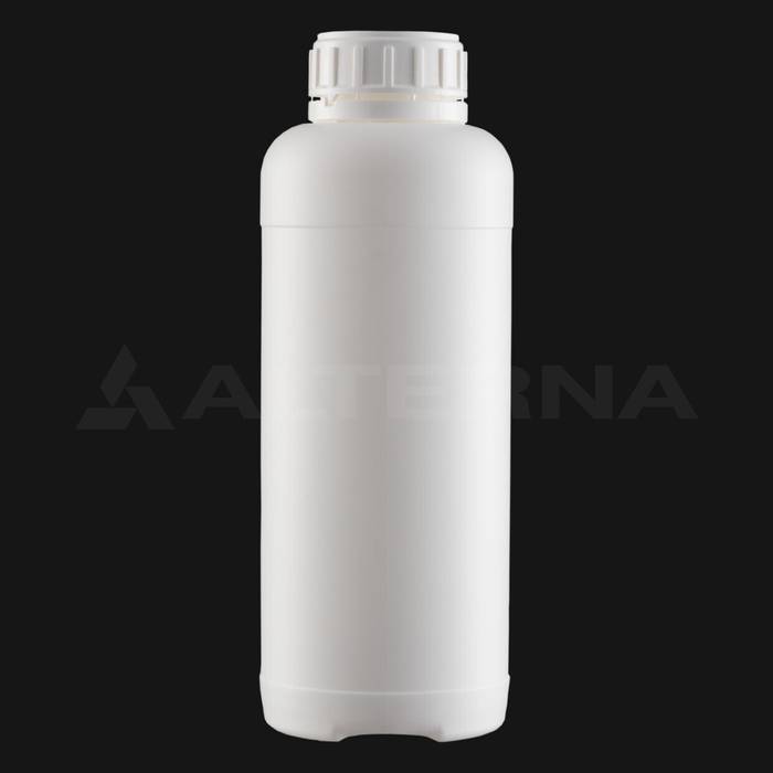 1 Liter HDPE Bottle with 50 mm Tamper-evident Cap