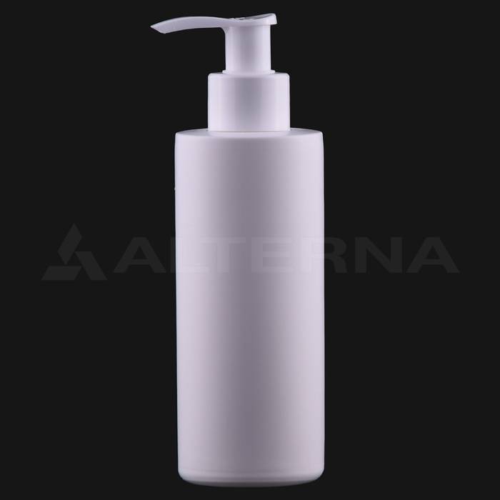 150 ml HDPE Cylinder Bottle with 24 mm Pump Dispenser