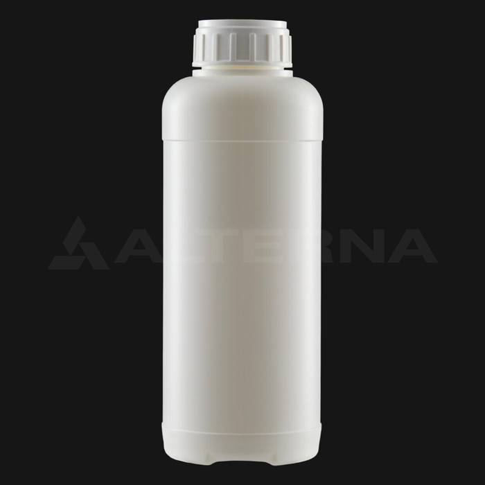 1 Liter HDPE Bottle with 50 mm Aluminum Foil Lined Cap