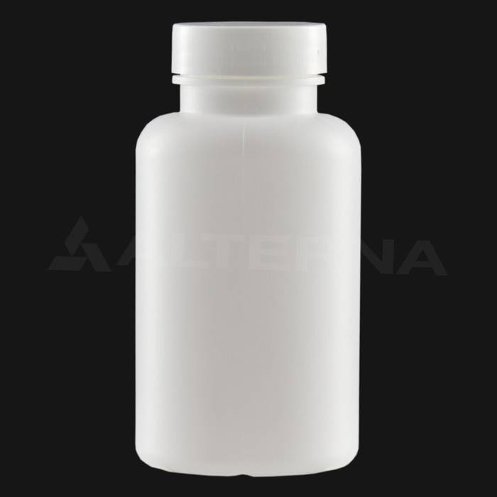 200 ml HDPE Pill Bottle with 38 mm Aluminum Foil Lined Cap