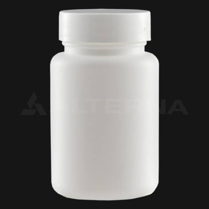 100 ml HDPE Pill Bottle with 38 mm Aluminum Foil Lined Cap