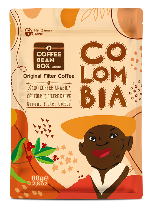 CoffeeBeanBox Colombia Filter Coffee 80 Gr