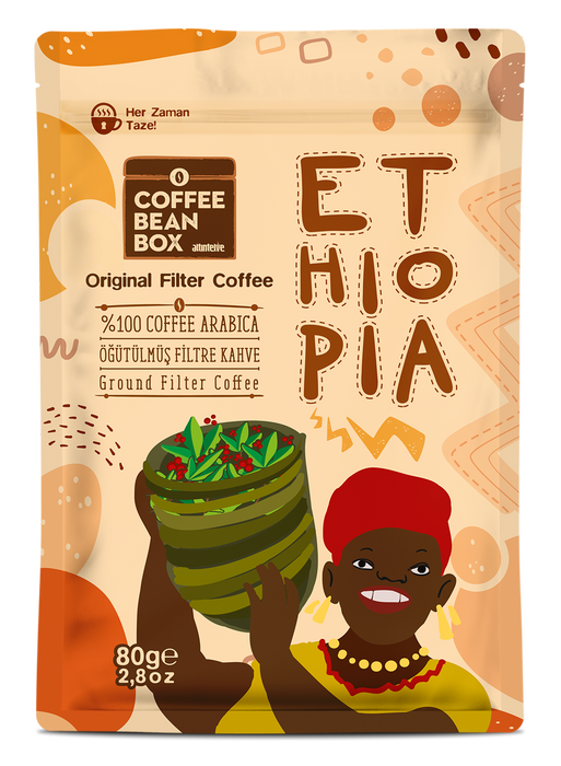 CoffeeBeanBox Ethiopia Filter Coffee 80 Gr