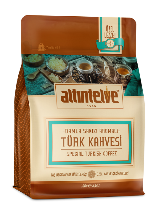Altıntelve Turkish Ground Coffee With Gum Mastic 100 Gr