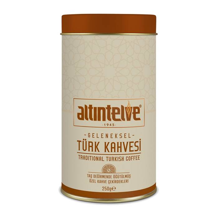 Altıntelve Ground Turkish Coffee Tin 250 Gr
