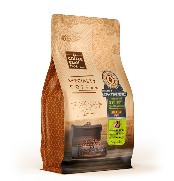 CoffeeBeanBox Most Dynamic High Caffeine Coffee Beans 250 Gr