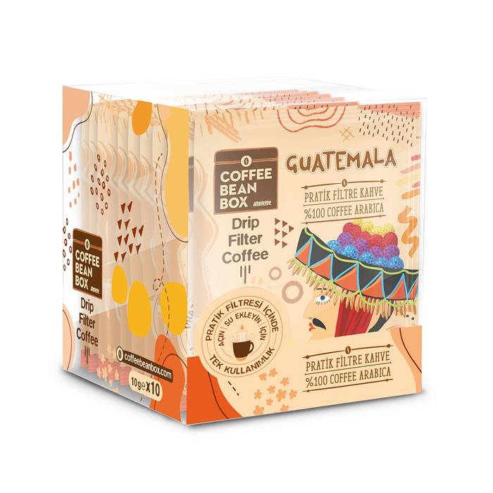 CoffeeBeanBox Guatemela Practical Drip Bag Coffee 10-Pack