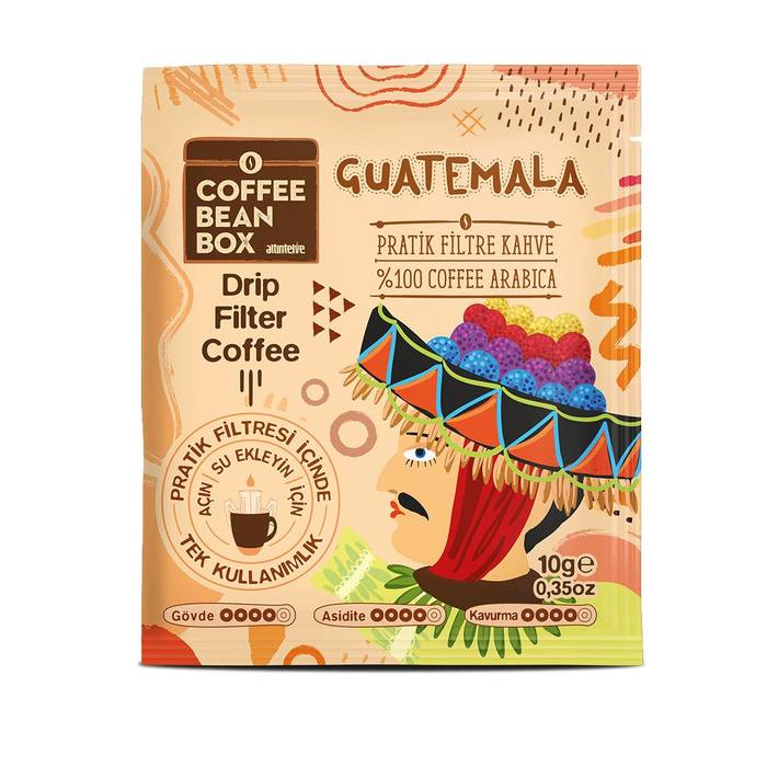 CoffeeBeanBox Guatemela Practical Drip Bag Coffee 10 Gr