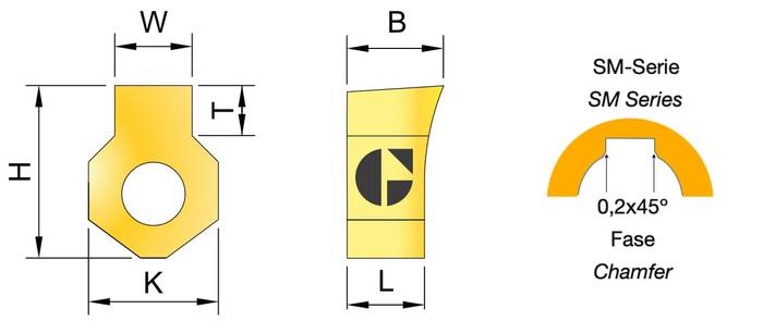 Keyway Broaching Insert (mm)