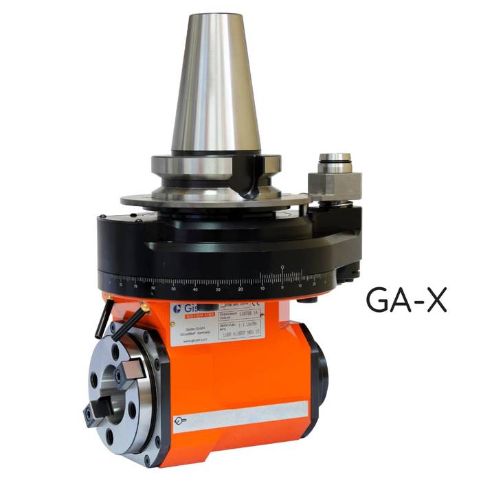 GA-X40 Heavy Duty Angle Head ISO40 Output SK50 / BT50 / BBT50 / CAT50 / HSK100