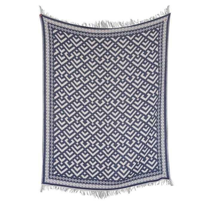 Maya Turkish Cotton Throw Blankets