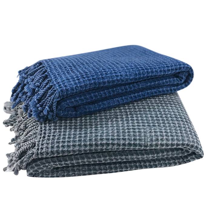 Stonewash Waffle Turkish Towels